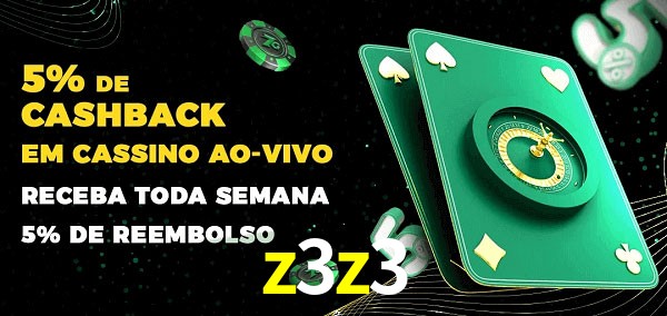 Promoções do cassino ao Vivo z3z3